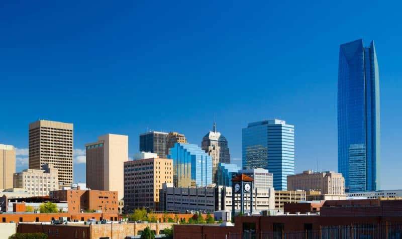A downtown view of Oklahoma A downtown view of Oklahoma