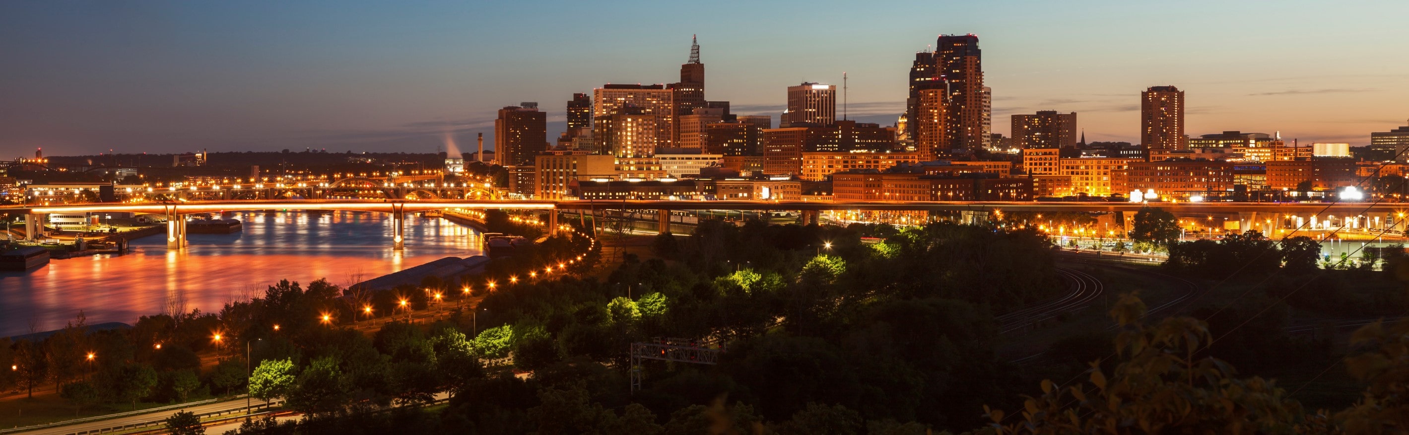 st paul minnesota at night st paul minnesota at night