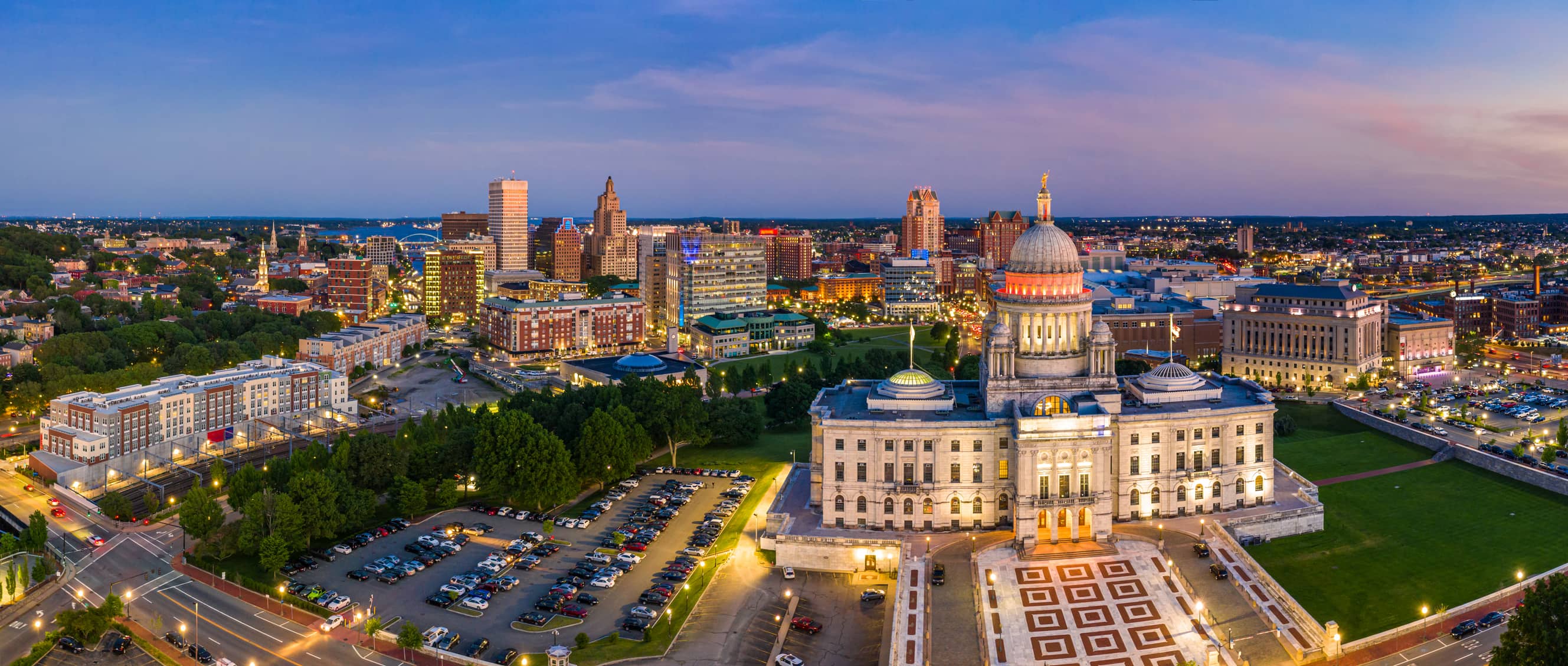 Aerial view of Providence, Rhode Island Aerial view of Providence, Rhode Island